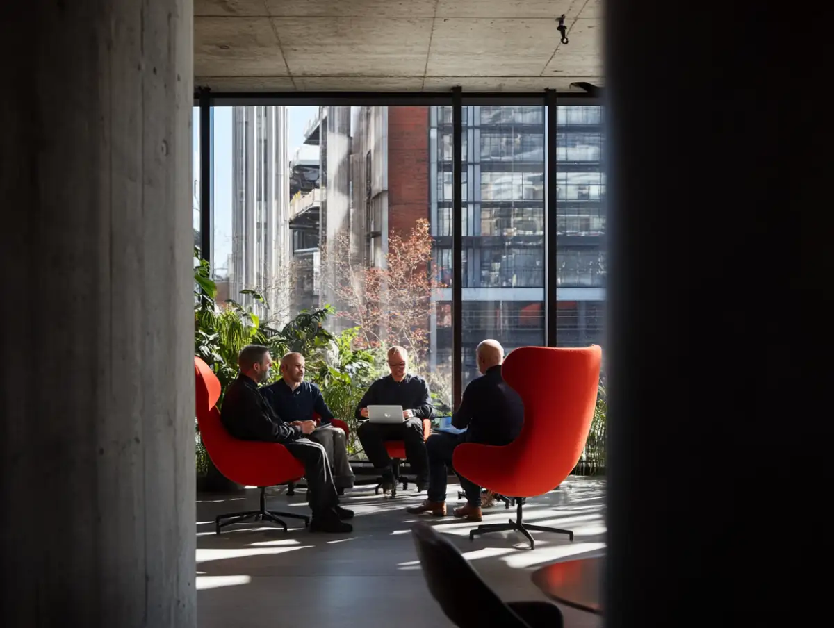 Team für Risikomanagement in der Industrie
